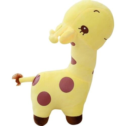 Dorimytrader Pop Cute Animal Giraffe Plush Sofa Soft Big Cartoon Deer Toy Leisure Chair Toy Kids Christmas Gift 100cm 130cm
