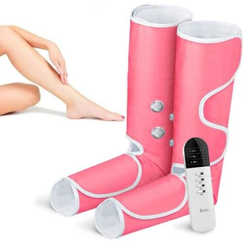 Electric Air Compression Leg Massager with Handheld Controller for Foot Massage for Relax Muscles & Promote Blood Circulation