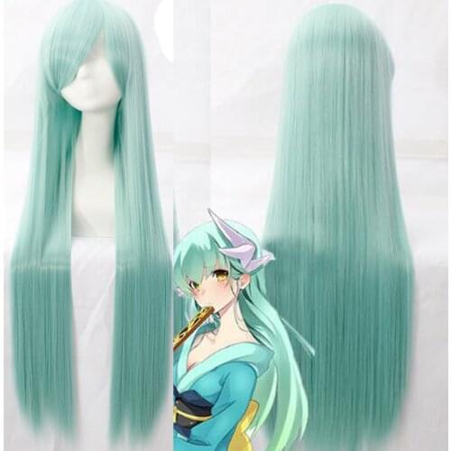 FGO Fate Grand Order Cosplay Wig Berserker Kiyohime Wigs Women 100cm Long Straight Synthetic Hair + Wig Cap