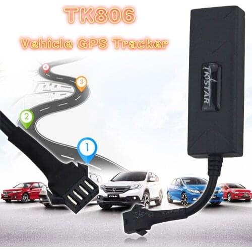 GPS Vehicle Tracker TK806 with Overspeed/Shake/Remove Alarm Tracks ACC Alarm in Real Time Cut Off the oil and Power