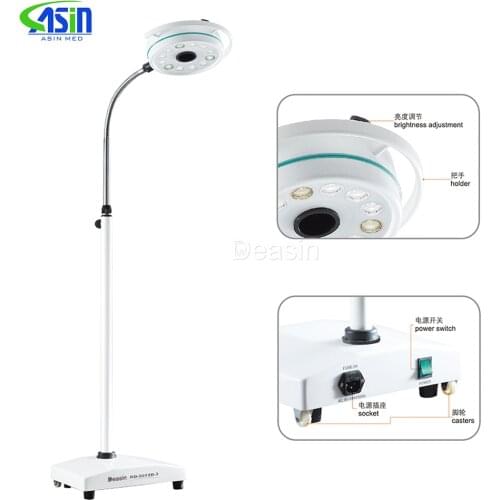 Good Quality New Dental 36W Mobile Surgical Medical Exam Light LED Shadowless Lamp Cold Light