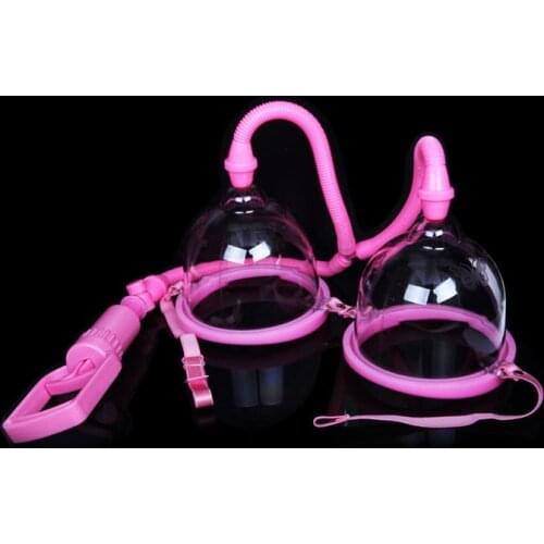 Breast Massage Manual dual vacuum aspiration cupping Breasts Enlargement Enlarge Breast Pump Breast Cup Chest Pump Large L size