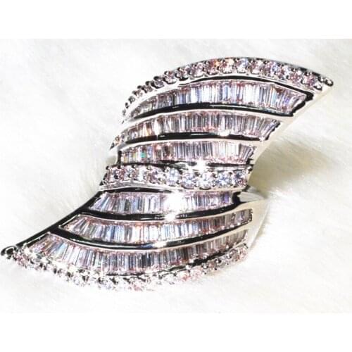 New zircon jewelry ring exquisite inlaid zircon ladies fine jewelry wedding engagement party dress up ring family birthday gift