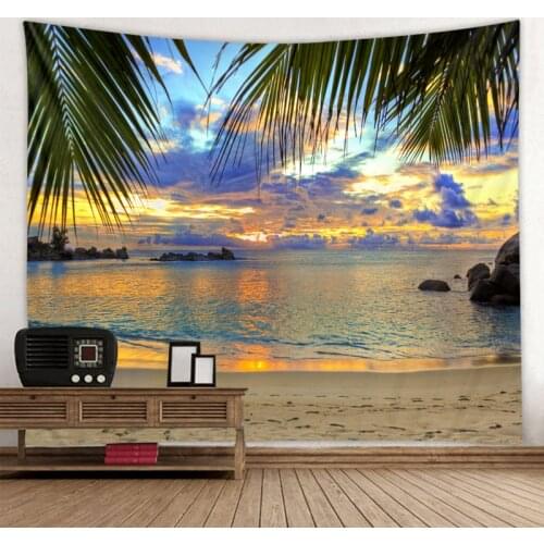 Charming Sea View Tapestry Wall Hanging Indian Mandala Tapestry Hippie Tapestry Boho Wall Cloth
