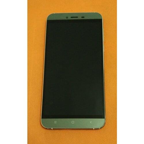 Used Original LCD Display Screen + Touch Screen + Frame for CUBOT X10 MTK6592 Octa Core 5.5" HD 1280x720 Free Shipping