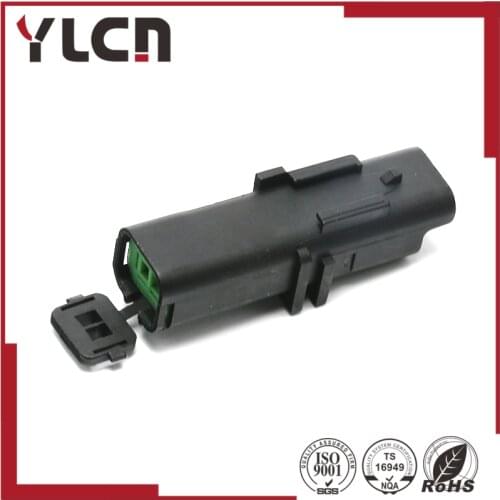 Free shipping 2pin FCI headlight steering lights plug water temperature sensor connector for 211PC022S0049