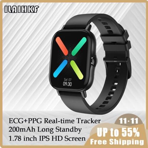 DT94 Smart Watch 1.78inch Big Screen ECG Heart Rate Blood Pressure men women Bluetooth Call smartwatch for IOS Android PK DTX