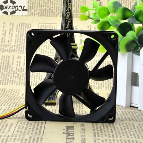 SXDOOL 8025 KM128025HB 12V 0.23A 80mm 8cm two line drive chassis case axial fan Free Shipping