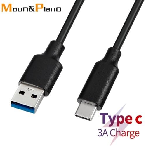 Type-c Data Cable USB 3.1 Mobile Phone Fast Charging USB-C Charger Cord Black Wire 0.15m 0.2m 0.3m 0.5m 1m 1.5m 2m 3m