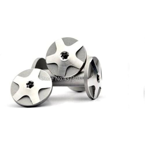 2Pieces Stainless Steel screw for Diy Knife material Making knife Handle Tactical locking screw sharp Straight folding knife