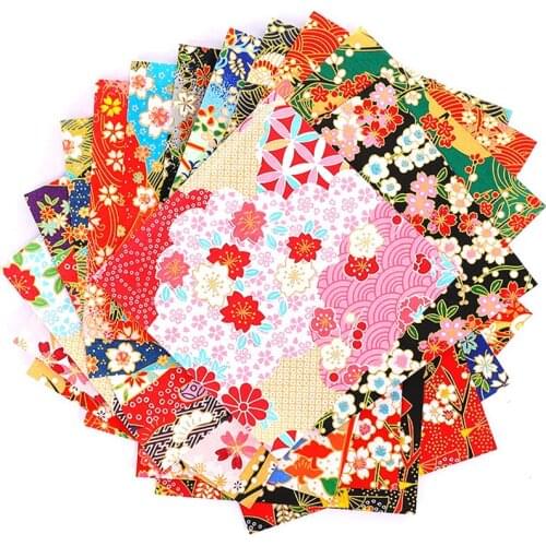 20 Sheets Japanese Origami Folding Paper Handcraft Art Work Gift Wrapping Paper Packing Paper 19x21cm