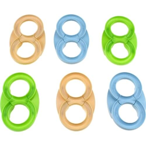 6 Pcs Creative Children Palm Mini Track Ball Toy Funny Hand-Eye Hand Brain Coordination Training Toy Gifts for Kids