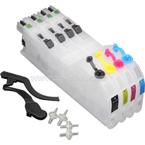 Long type refillable ink cartridge For Brother LC563 LC565 LC567 with Auto rest chip for MFC-J2510 MFC-J2310 MFC-J3720 MFC-J3520