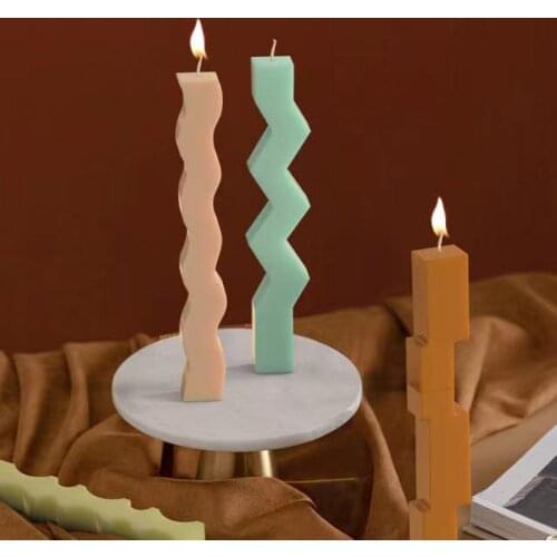 Shaped Strip Candle Mould DIY Strip Aromatherapy Candle Mould Candle Making Kit Candle Mold resin mold candle making