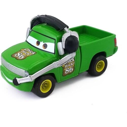 Disney Pixar Cars No.86 Crew Chief Chick Hicks Diecast Metal Toy Car 1:55 Loose Brand New In Stock & Free Shipping