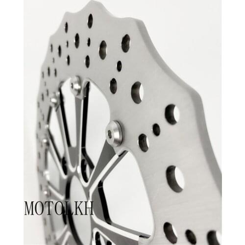 Motorcycle 11.8" Front Brake Disc Rotor for Harley Softail Heritage Fat boy Breakout Deluxe Fls Slim Black line