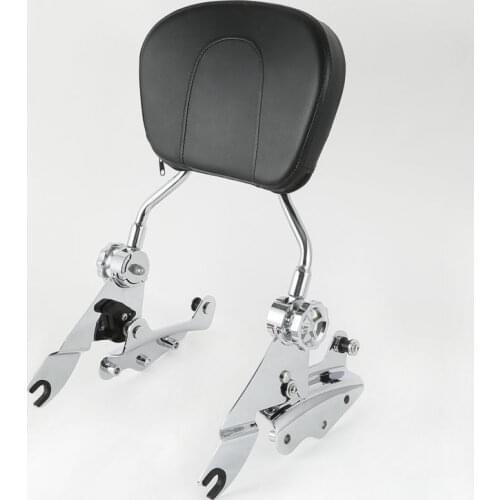 Motorcycle Passenger Backrest Sissy Bar Docking Hardware Kit For Harley Touring 2009-2013 Street Road Glide 09-13