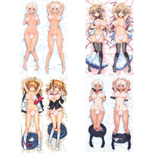 Nihon Joshikousei Zukan anime characters hayami hina & Hiyoko Aragaki throw pillow cover Kurumi Houjuin body Pillowcase rogia