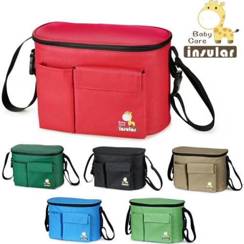 Stroller Bag Thermal Insulation Nappy Bag Multifunctional mommy bag baby diaper wet bag