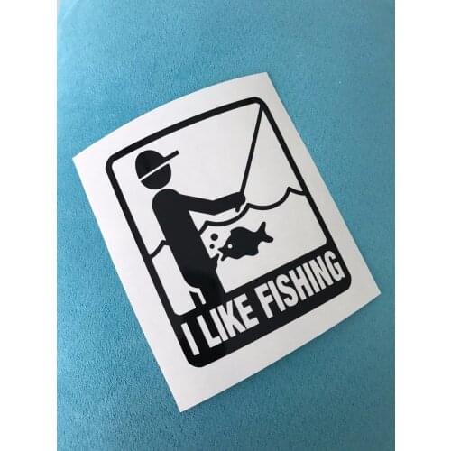 For I Like Fishing Aufkleber Funny Sticker Window Bumper Laptop Vinil 178