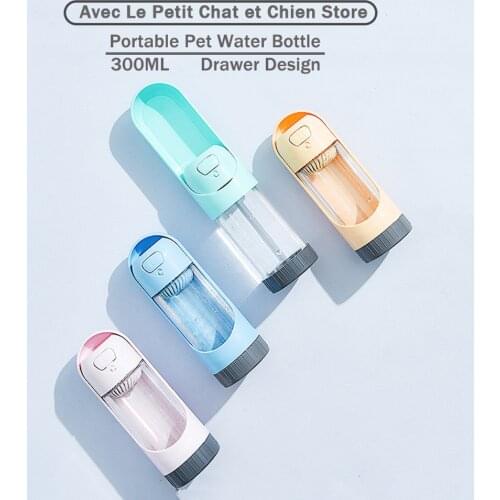 Outdoor Portable Pet Water Bottle for Walking Travel dog Drinking Bowl Dog Water Dispenser with Filter Puppy Drinking Water Cup
