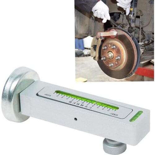 Car wheel aligner four-wheel positioning magnetic level gauge adjustable magnetic bending caster support wheel locator tool