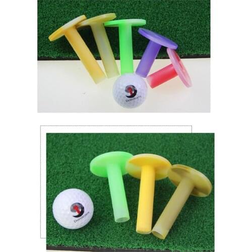 1PCS Rubber Golf Tendon Tee Rubber Ball Tee Marbled Golf Ball Pad Fitting Soft Rubber Nail 5 Size