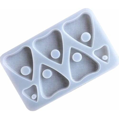 1pcs UV Resin Mold Heart Shape Board Silicone Mold Epoxy Resin Craft DIY Necklace Pendant Charms Jewelry Mould Handmade Tools