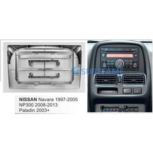 10.1 inch Car Fascia Radio Panel for 2004-2013 NISSAN PALADIN / 2011-2013 D22 Dash Kit Install Facia Console Bezel Trim Plate