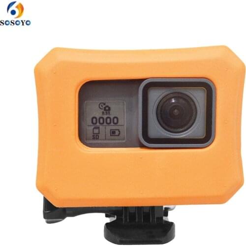 10 pcs Frame Floating Floaty Snorkeling waterproof Housing Float protection frame Case For Gopro Hero 5 6 Camera Accessories