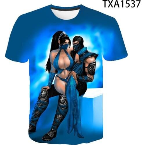 2020 Summer Mortal Kombat 3D T Shirts Fashion Boy Girl Kids Casual Short Sleeve Men Women Children Printed T-shirt Cool Tee Tops