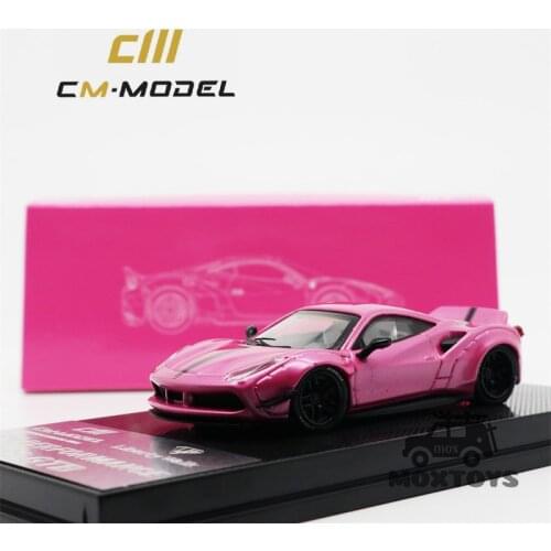 CM Model 1:64 LBWK LB Performance 488 Ducktail Pink Diecast Model Car