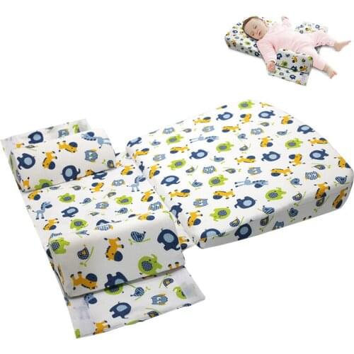 Baby Anti-vomiting Milk Pillow Infant Newborn Anti Rollover Pillow for 0 12 Months Baby Sleep Positioning