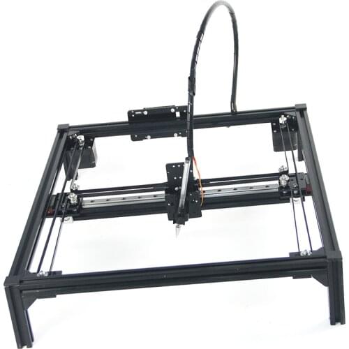 DIY mini drawbot pen drawing robot machine guide rail version A4 A3 engraving area frame plotter robot kit support laser