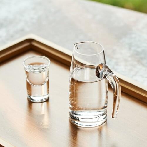 Household liquor dispenser, crystal glass, foreign wine glass, small red wine decanter thickened 100ml flask