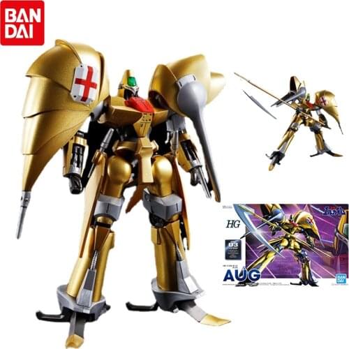 Bandai Anime Figure Maquette Gundam Aug Gunpla HG 1/144 13cm RMS-154 Barzam A.O.Z RE-BOOT Ver Model Toys Collection Assembly