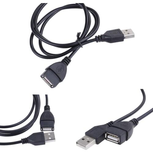 USB 2.0 Cable Male to Female Data Sync USB 2.0 Extender Cord Extension Cable USB Extension Cable Super Speed 80/150cm