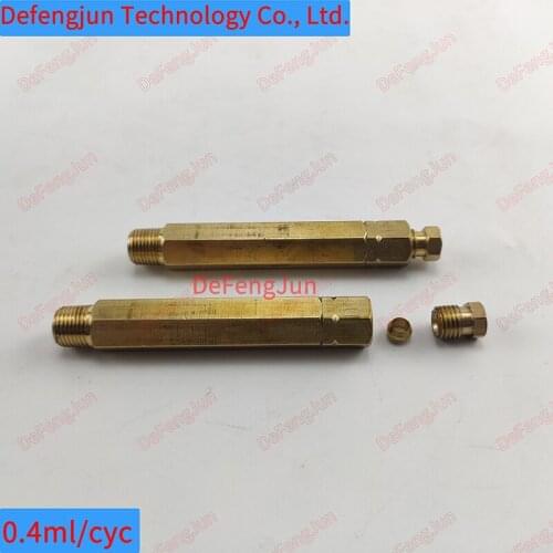 Brass Volumetric Oil Flow Metering Unit of Distributor and Separator Valve/Divider For Centralized Lubrication System 0.4ml/cyc