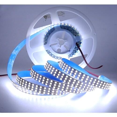5M LED Strip Light 12V SMD2835 Flexible LED Tape 120Leds/m 360Leds/m 3 Rows Stripe Ribbon for Kitchen Home Decoration
