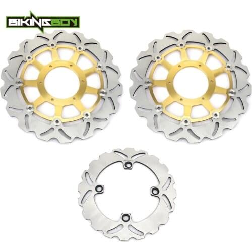 BIKINGBOY For Honda CBR 1000 RR Fireblade 06 07 VTR 1000 SP-1 00 01 SP-2 02 03 04 05 06 07 Front Rear Brake Discs Disks Rotors