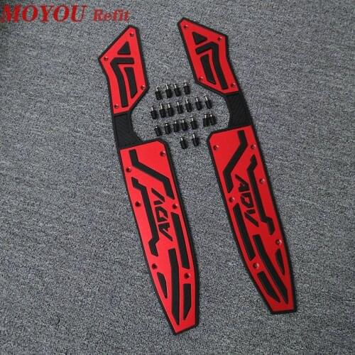 For HONDA ADV150 ADV 150 2019 2020 Motorcycle Accessories CNC Front and Rear Footrest Footboard Step Floorboards Pegs Plate