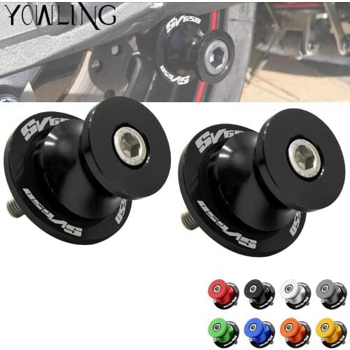 Stands Screw Swingarm Spools Slider For SUZUKI SV 650 650S SV650 SV650S KATANA 1999 2001 2002 2003 2004 2005 2006 2007 2008 2009