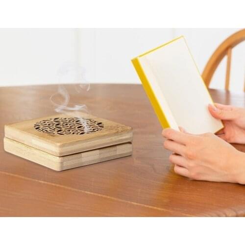 Hollow Plate Incense Holder Ceramic Smoking Room Incense Burners Aroma Bamboo Yoga Holder Vintage Home