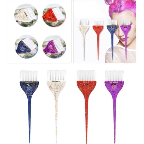 Professional Tint Brush Bleach Mixing Blend for Hair Tint Coloring Highlighting Brush Handle Salon Hair Bleach Tinting DIY Tool