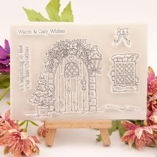 Warm & Cosy Wishes Clear Silicone Stamps Scrapbooking Craft Decorate Photo Album Embossing Cards Clear Stamps New
