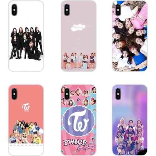 For Samsung Galaxy J1 J2 J3 J4 J5 J6 J7 J8 Plus 2018 Prime 2015 2016 2017 Transparent Soft Cover Bag Twice Mina Momo Kpop Unique