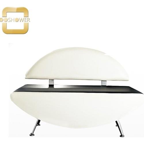 Doshower Luxury salon furniture waiting sofa with barber shop waiting chairs