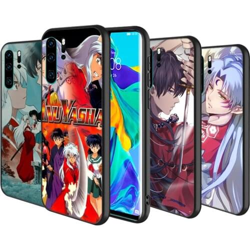 Silicone Cover Inuyasha Anime For Huawei P40 P30 P20 Pro P10 P9 P8 Lite E Plus 2019 2017 Phone Case