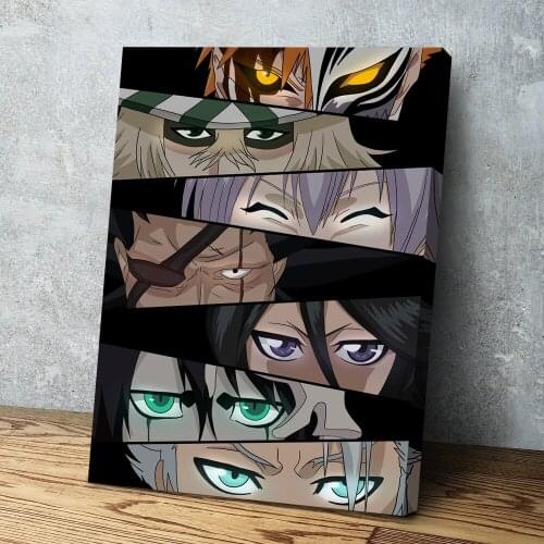 Modern Canvas Painting HD Printed Anime Bleach Poster Eyes Pictures Modular Wall Art Living Room Home Decor Bar Wall Decor Frame