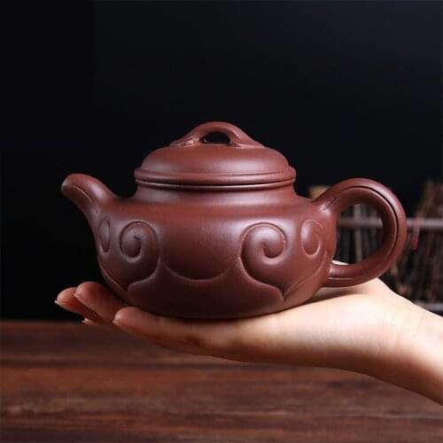 Archaize ruyi recommended tea gifts all hand custom glass teapot undressed ore purple clay